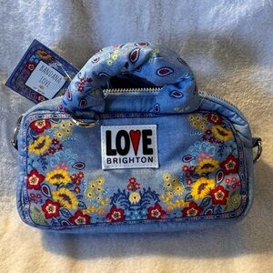 Brighton Love Floral Mini Bag - Blue and Red